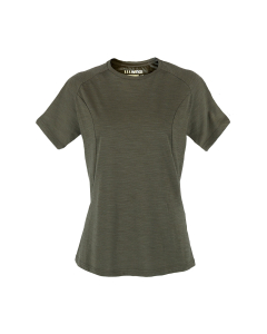 Gemstone ull t-skjorte Dame-Ivy Green-XS