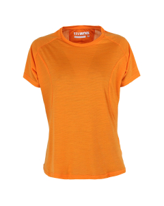 Gemstone ull t-skjorte Dame-Orange Pepper-XS