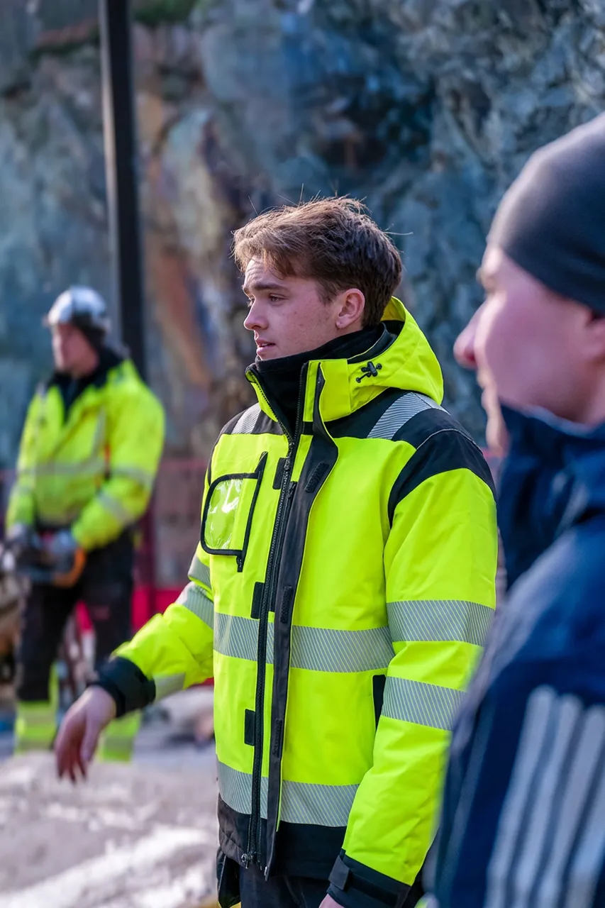 Synlig når dagene blir korte.
